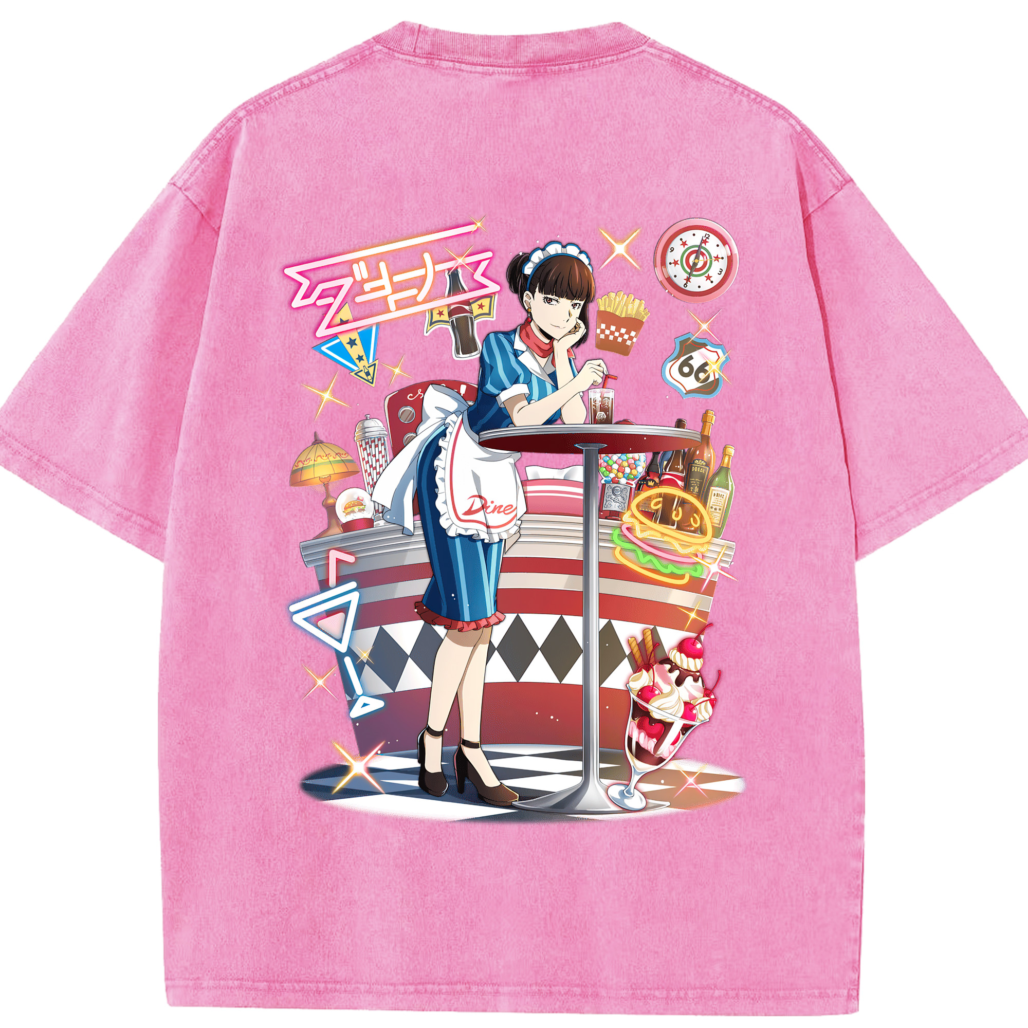 （画像用） 文豪ストレイドッグス Bungo Stray Dogs 綿100% ヴィンテージ風 半袖Tシャツ（背面プリント）